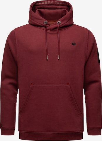 Sweat-shirt STONE HARBOUR en rouge : devant