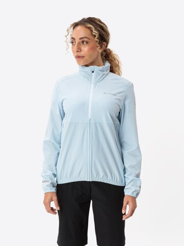 VAUDE Sports jacket 'Cyclist Air' in Blue: front