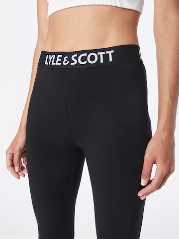 Lyle & Scott Skinny Leggings in Schwarz