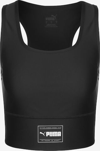 PUMA Sporttop in Schwarz