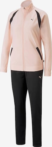 PUMA Trainingspak 'Classic' in Roze: voorkant