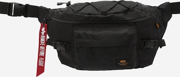 ALPHA INDUSTRIESPojasna torbica - crna boja: prednji dio