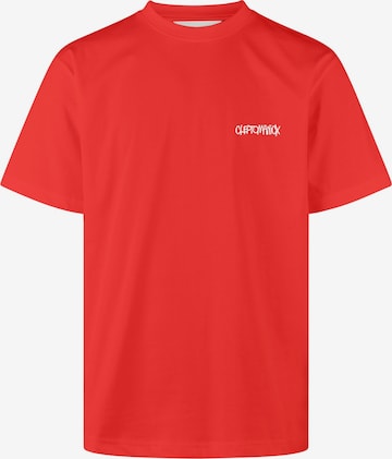 Cleptomanicx Shirt in Red: front