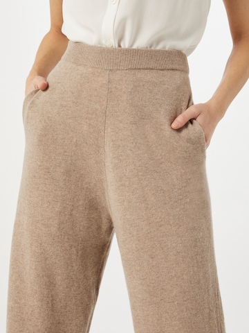 Samsøe Samsøe Loose fit Pants 'Amaris' in Beige