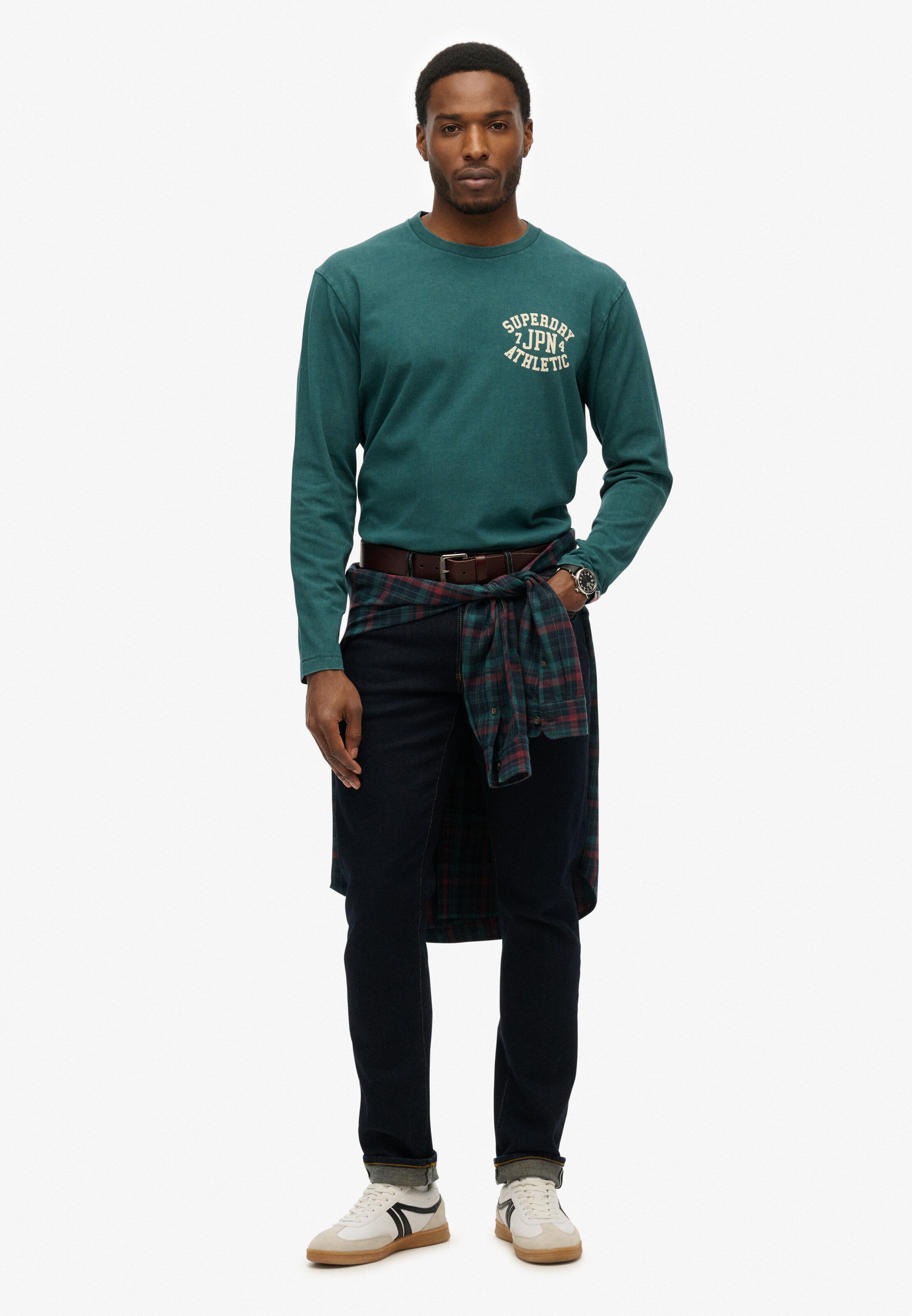 Superdry Shirt 'Athletic Essentials' in Blue