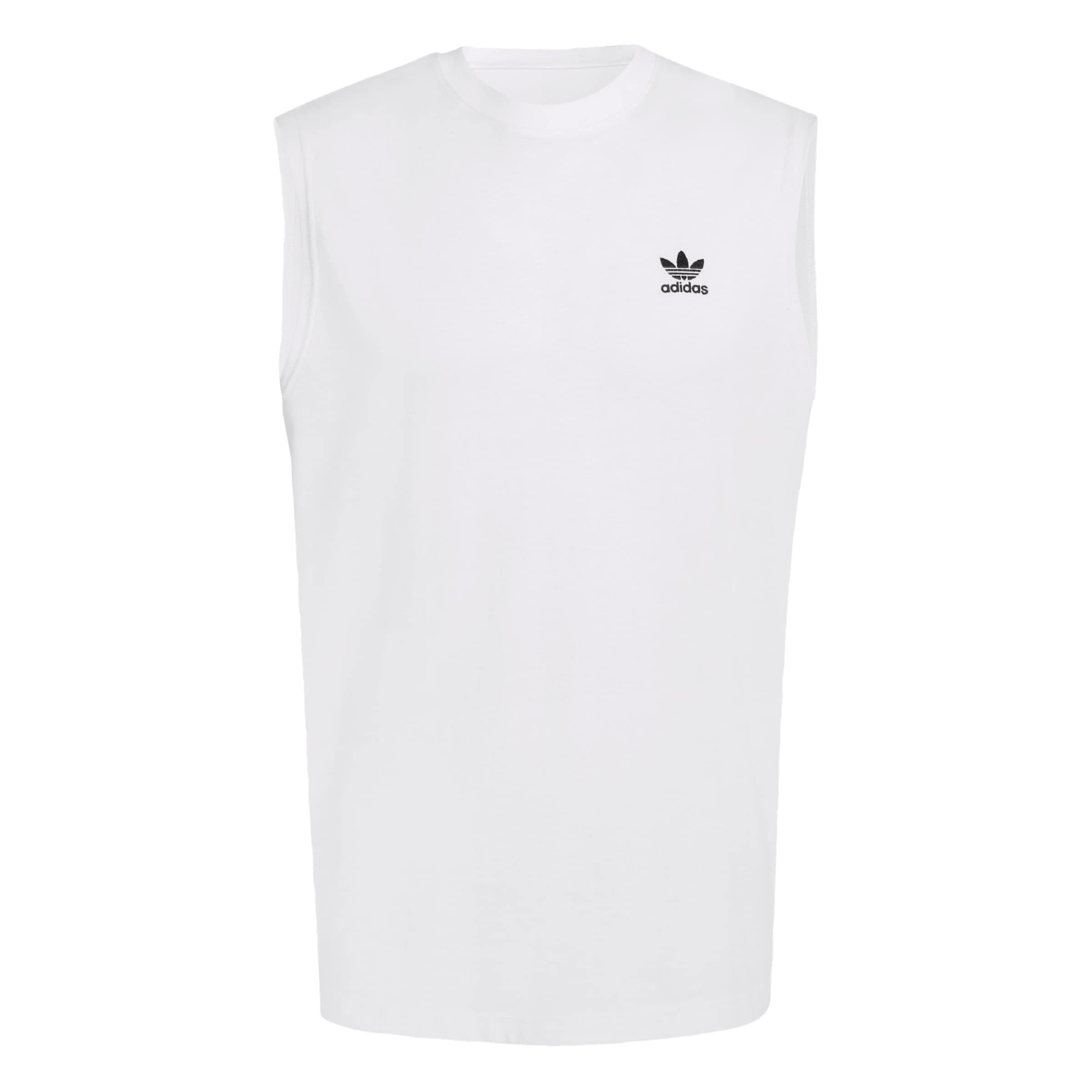 T-Shirt 'Trefoil Essentials' ADIDAS ORIGINALS en blanc : devant