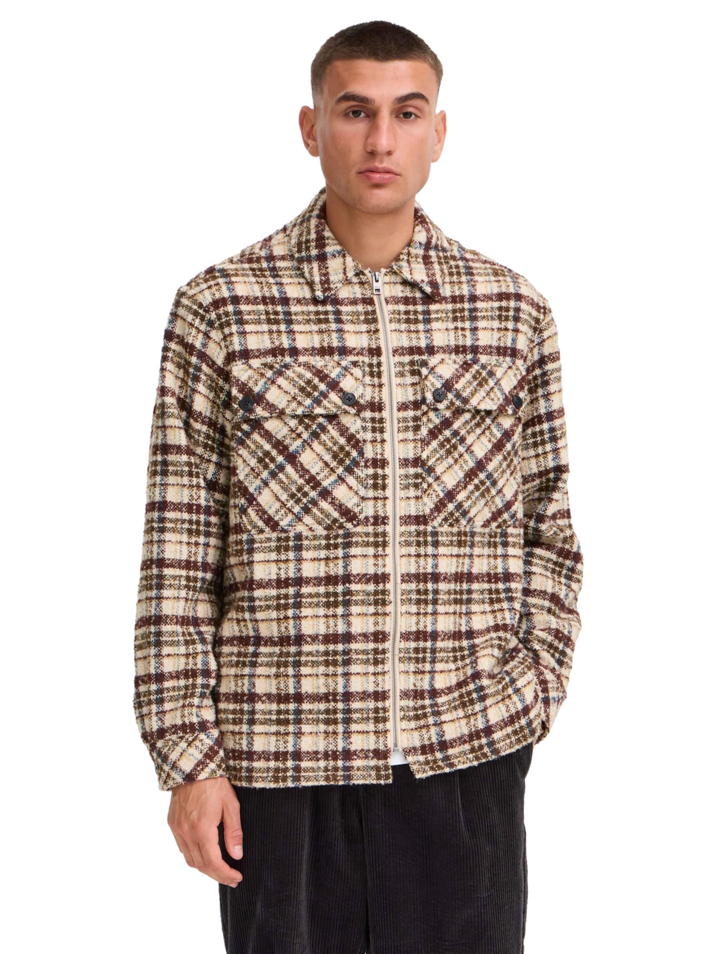 !Solid - Chaqueta de entretiempo 'Slade' en marrón: frente
