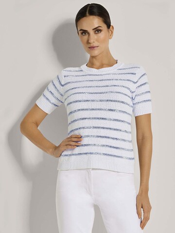 Pull-over MADELEINE en blanc : devant