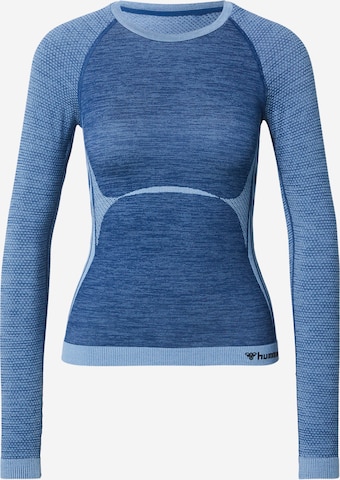 Hummel Functioneel shirt in Blauw: voorkant