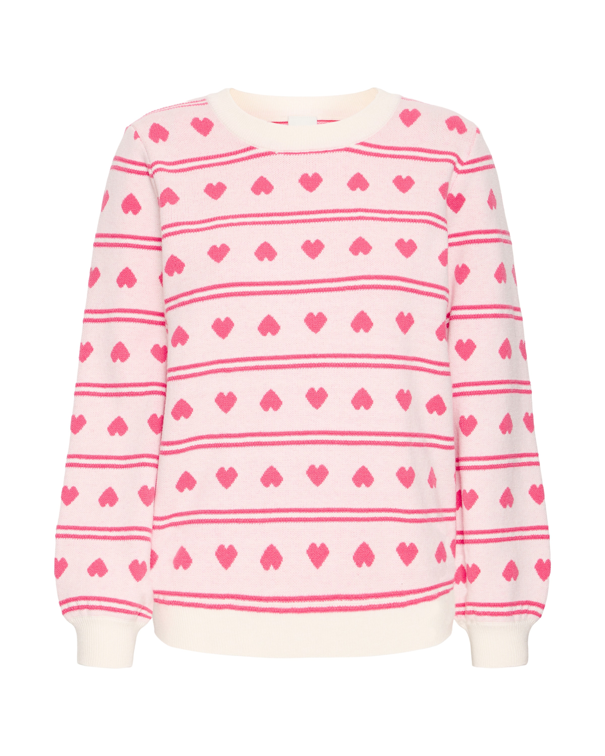 ICHI Sweater 'IHBrielle' in Cream / Pink / Light pink, Item view