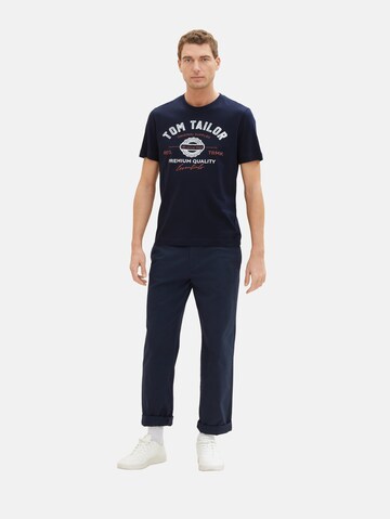 TOM TAILOR - Camiseta en azul: frente