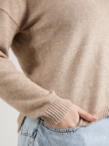 ONLY Carmakoma Pullover 'CARMARGARETA' in Beige