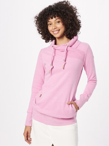 Felpa 'Neska' di Ragwear in rosa: frontale