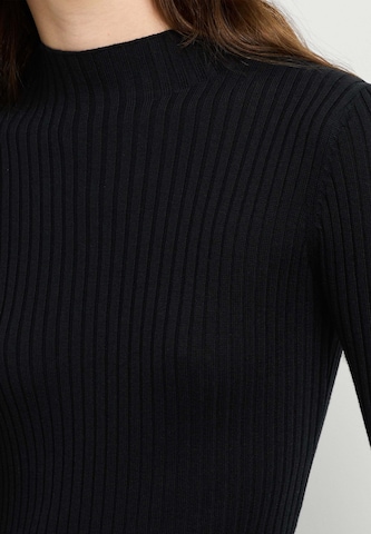 Pepe Jeans Gebreide jurk 'Anna' in Zwart