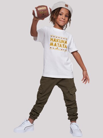 T-Shirt 'Hakuna Matata' F4NT4STIC en blanc