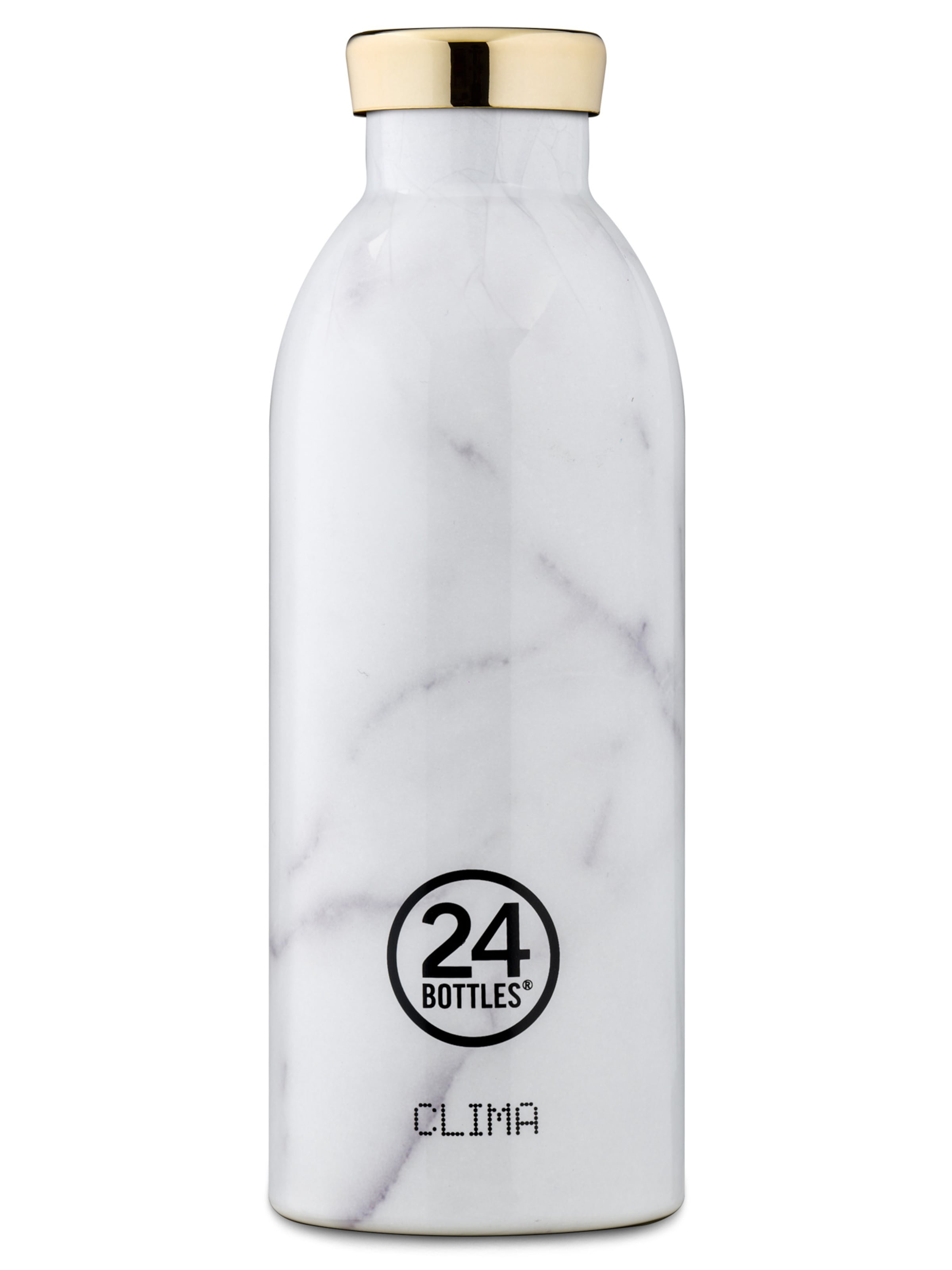 Borraccia 'Clima 500 ml' di 24Bottles in grigio: frontale
