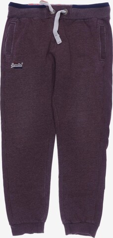 Superdry Pants in 35-36 in Red: front