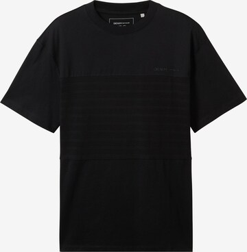 TOM TAILOR DENIM T-Shirt in Schwarz: predná strana