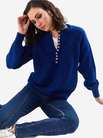 Pull-over 'Pullover' Bianco Lucci en bleu