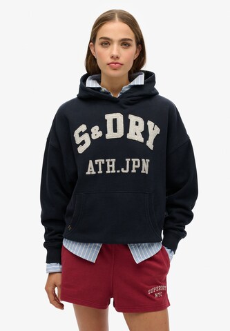 Superdry Sweatshirt in Blauw: voorkant