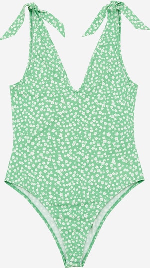 EDITED Skjortebody 'Tonia' i grønn / hvit, Produktvisning
