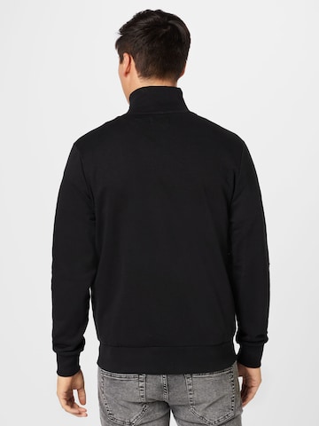 JACK & JONES Sweatjakke 'ANDY' i sort