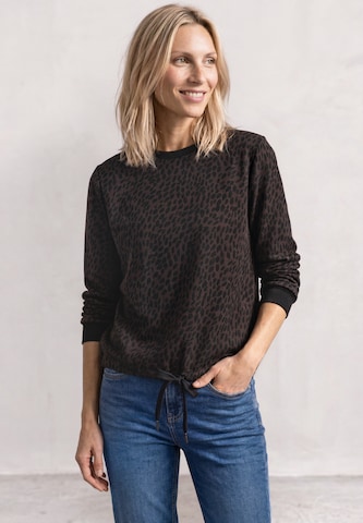 STREET ONE Sweatshirt in Braun: Vorderseite