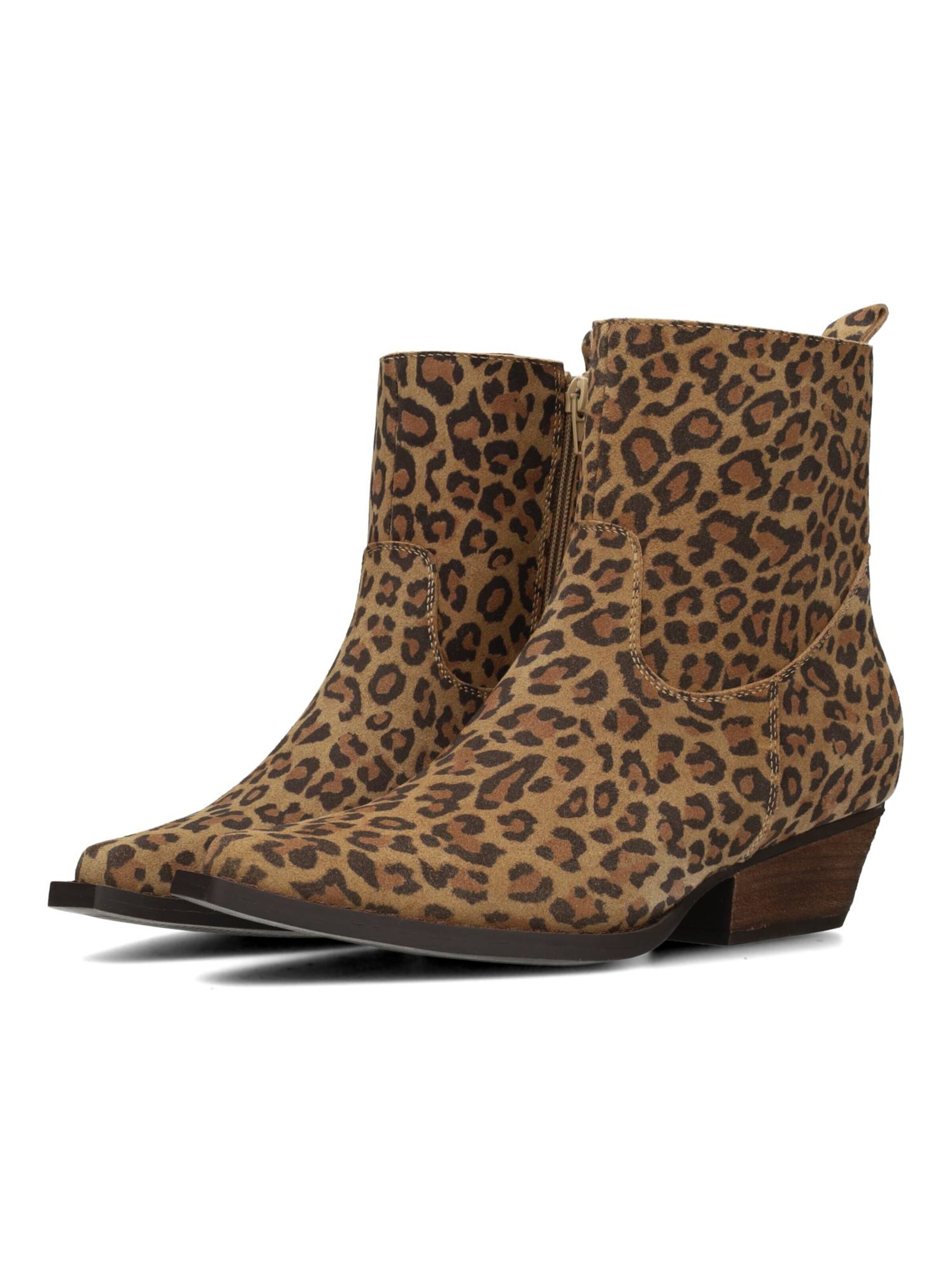 Poelman Ankle Boots 'Dana' in Brown