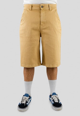 HOMEBOY Loosefit Shorts 'Monster' in Beige: Vorderseite