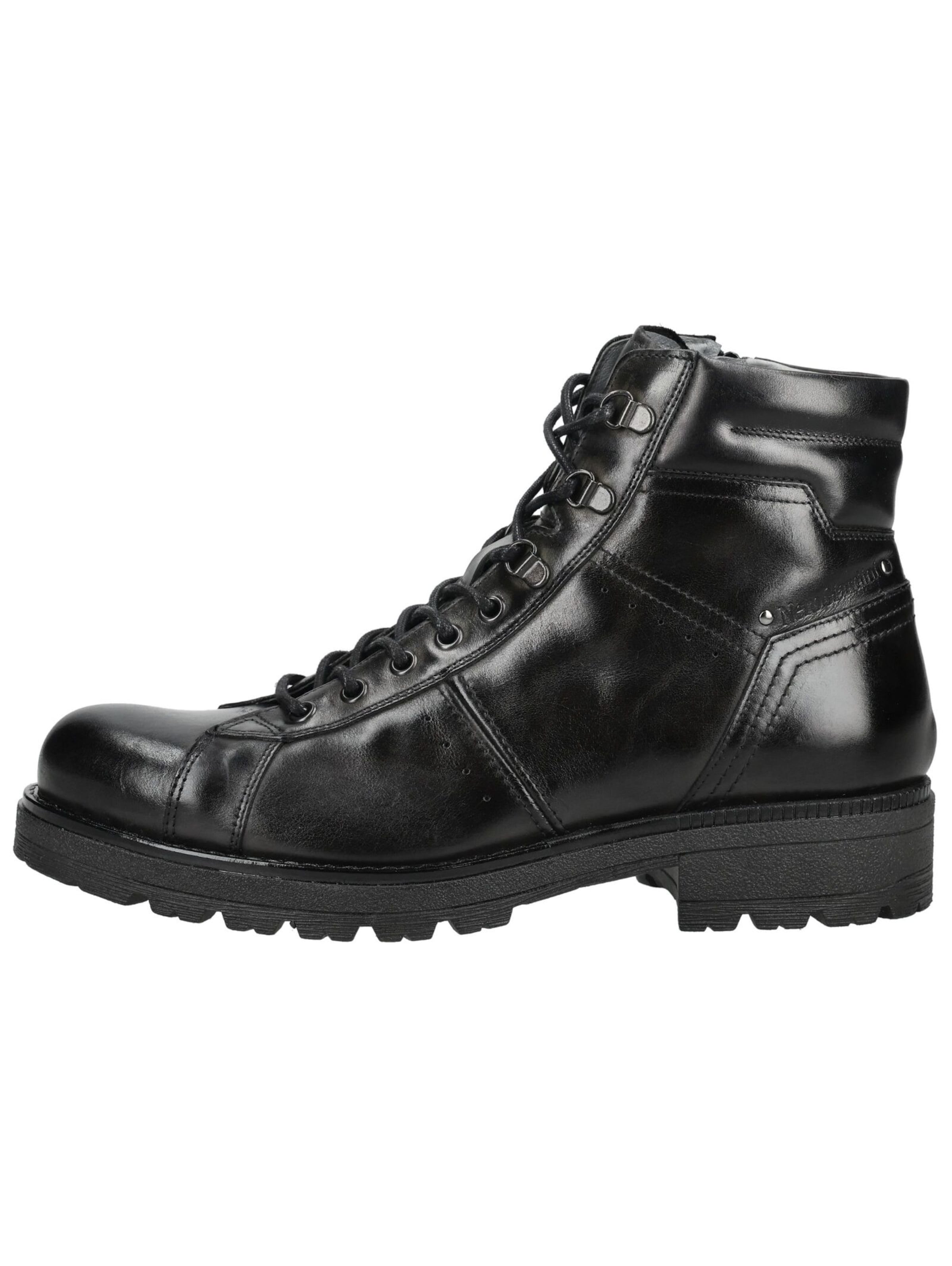 Bottes à lacets Nero Giardini en noir
