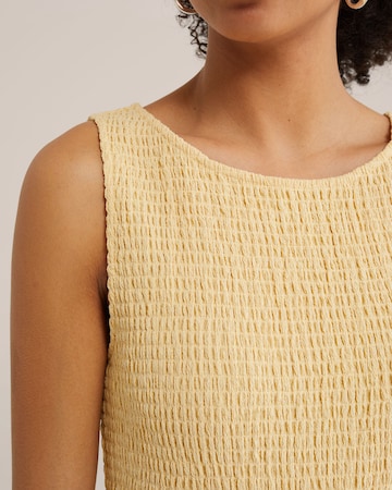 WE Fashion Šaty – žlutá