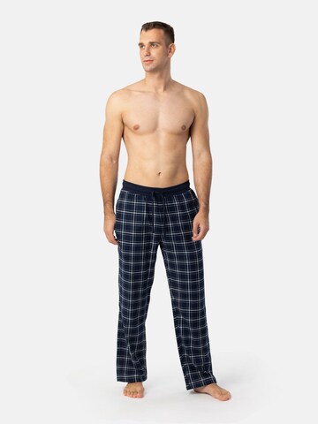 PANTONECLO Pyjamabroek 'Pantoneclo Men’s Night Wear Long Pajama' in Blauw