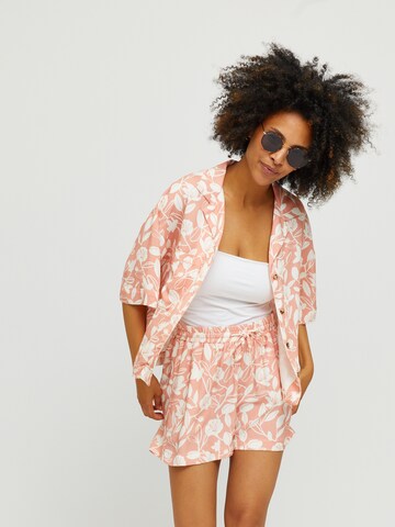 mazine Loose fit Pants ' Palm Cove Printed ' in Orange