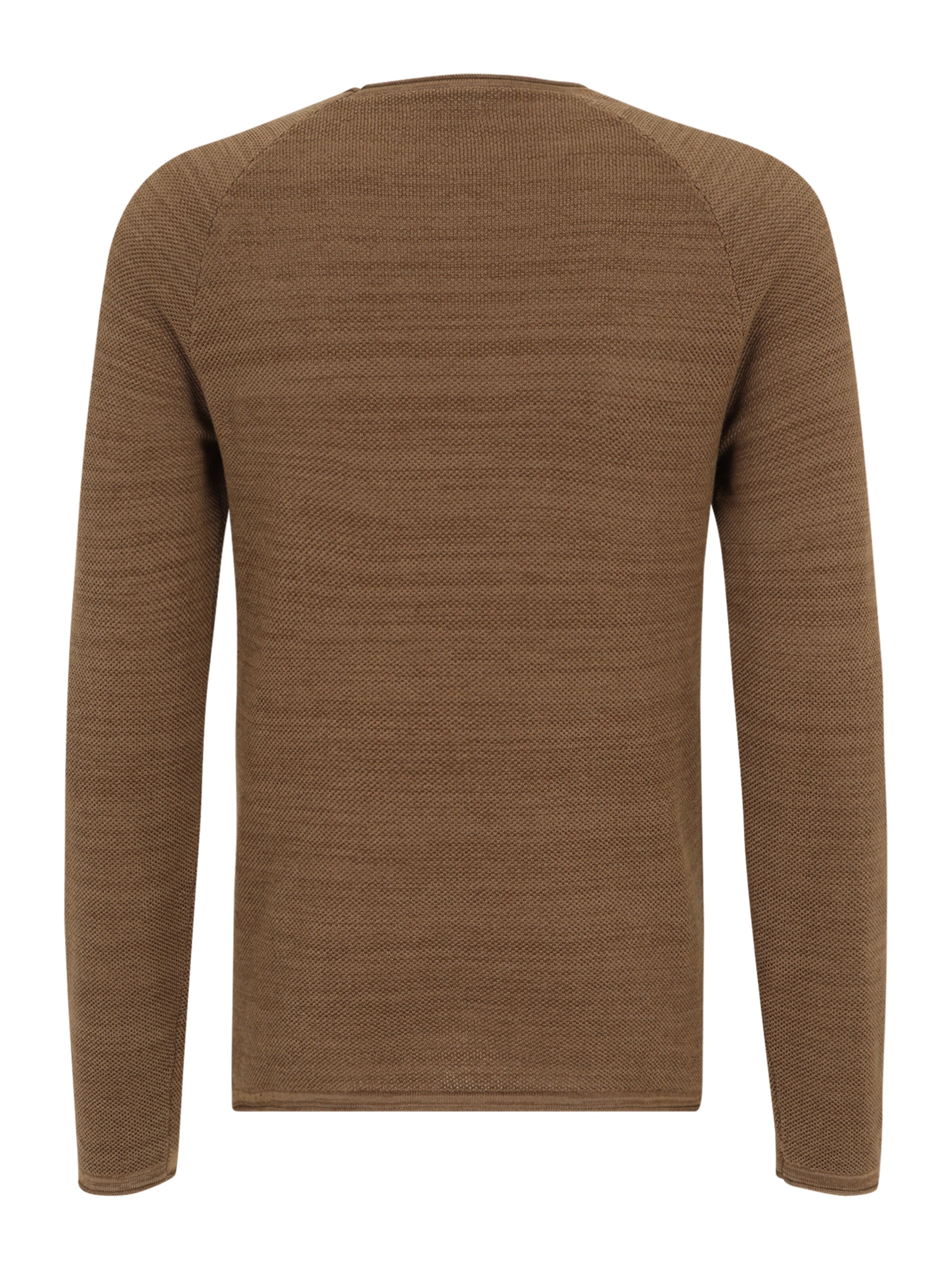 JACK & JONES Sweater 'JWHHILL' in Brown