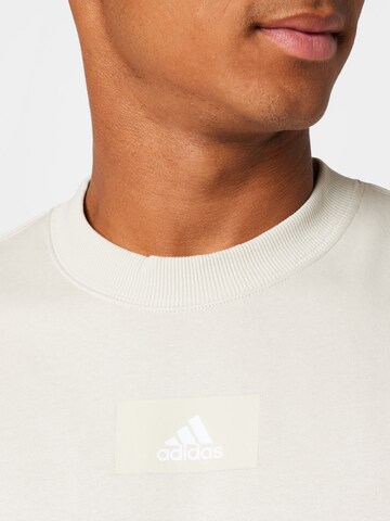 ADIDAS SPORTSWEAR Sports sweatshirt 'Essentials Feelvivid  Fleece Drop Shoulder' in Grey