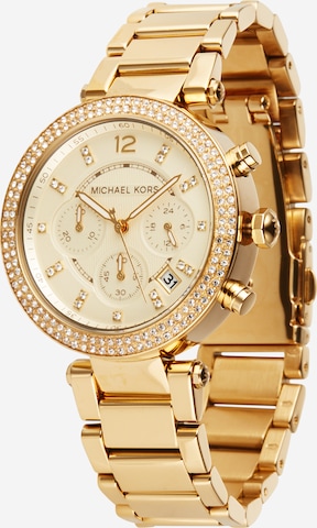 Michael Kors Analoog horloge 'PARKER' in Goud: voorkant