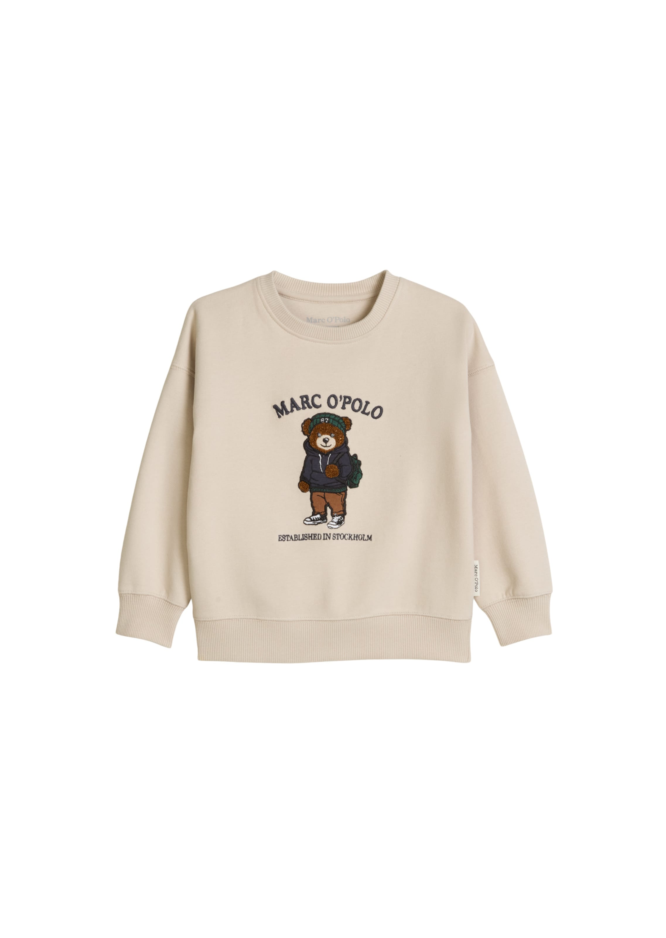 Sweat Marc O'Polo en beige : devant