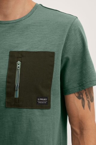 11 Project Shirt 'Frode' in Green