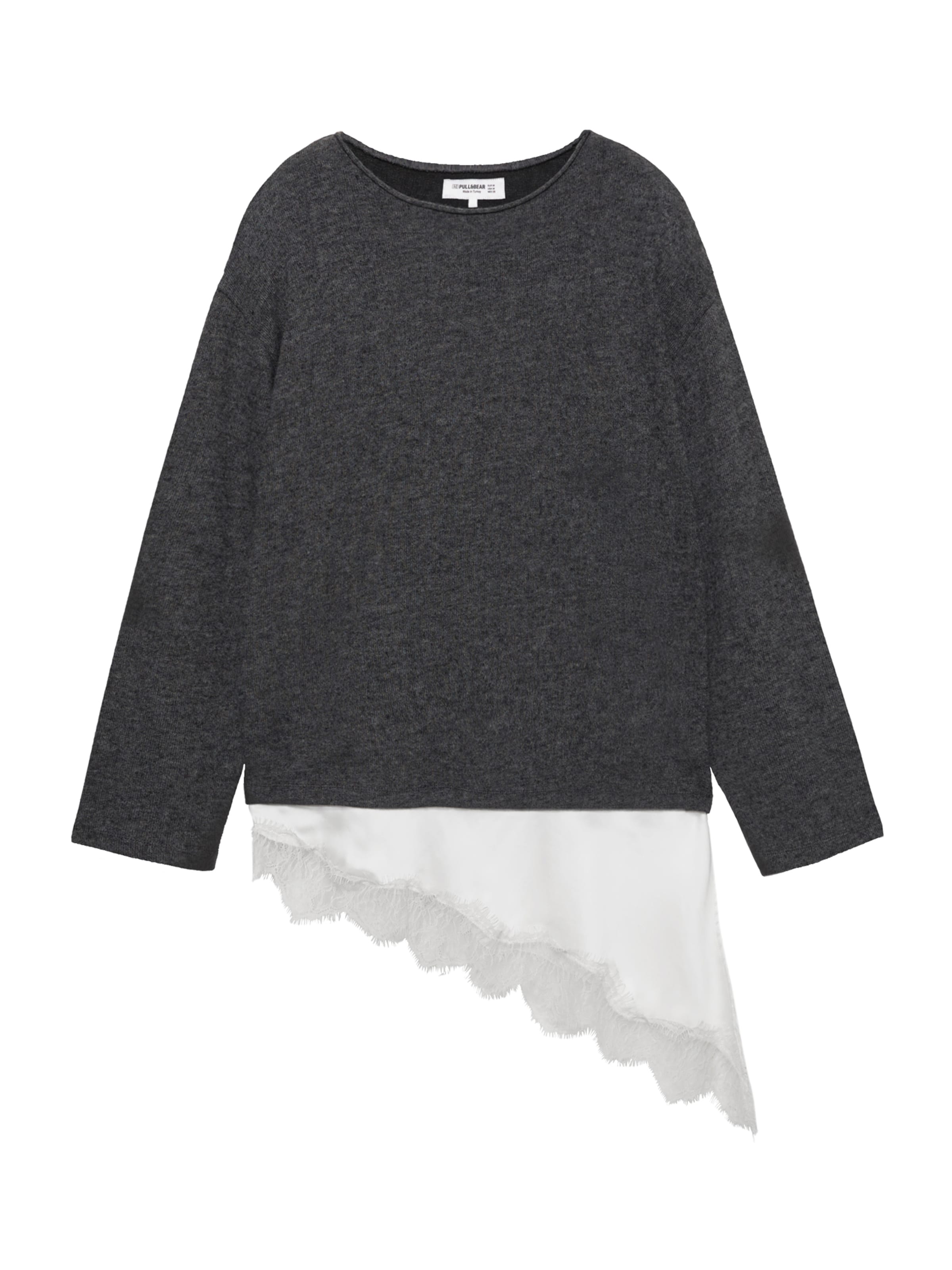 Pull&Bear Tröja i grå: framsida