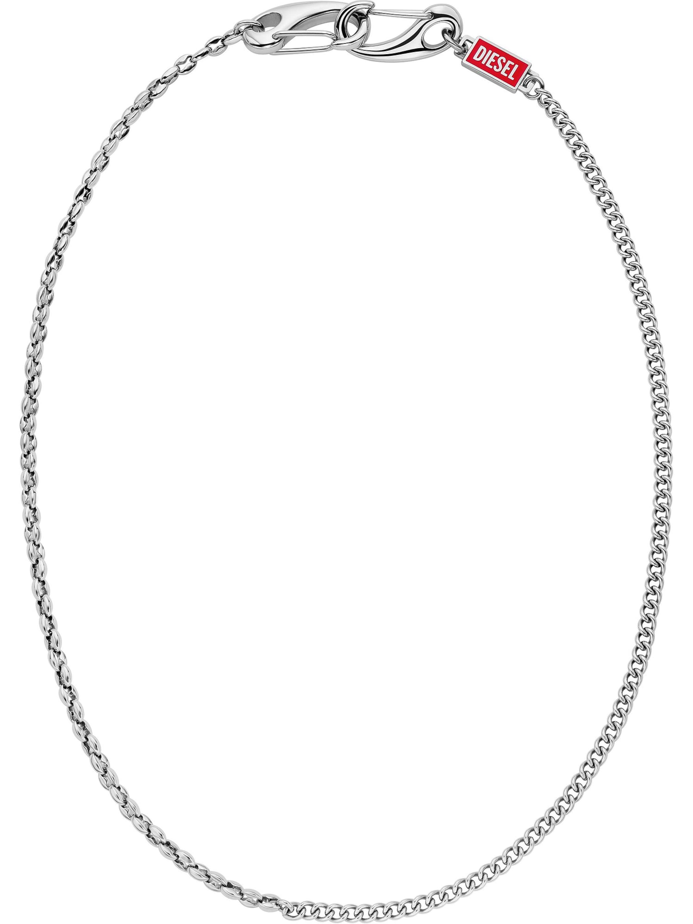 DIESEL Kette in Silber: Vorderseite
