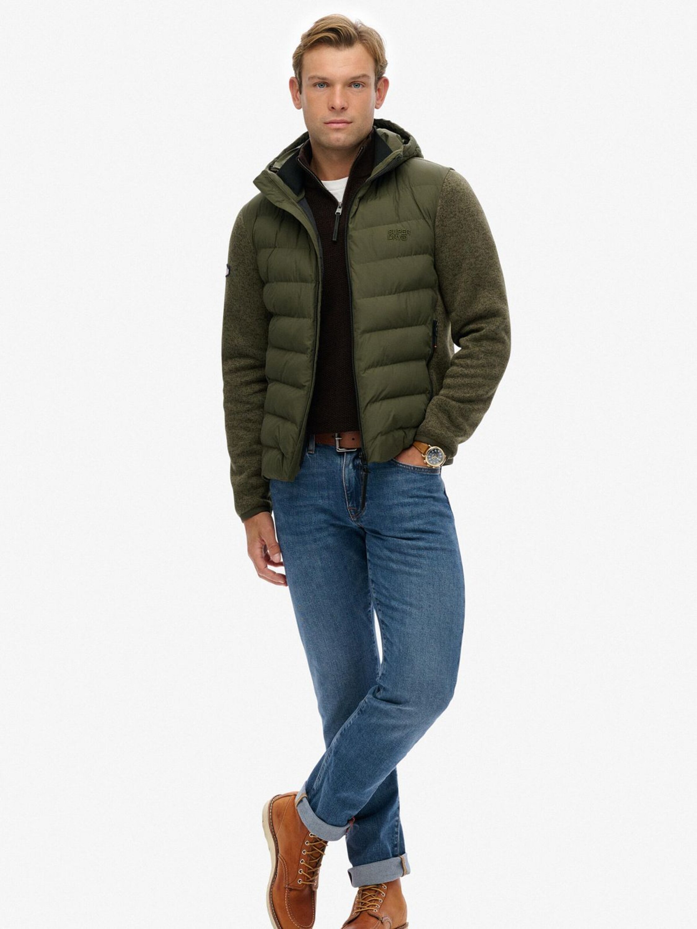 Manteau d’hiver Superdry en vert