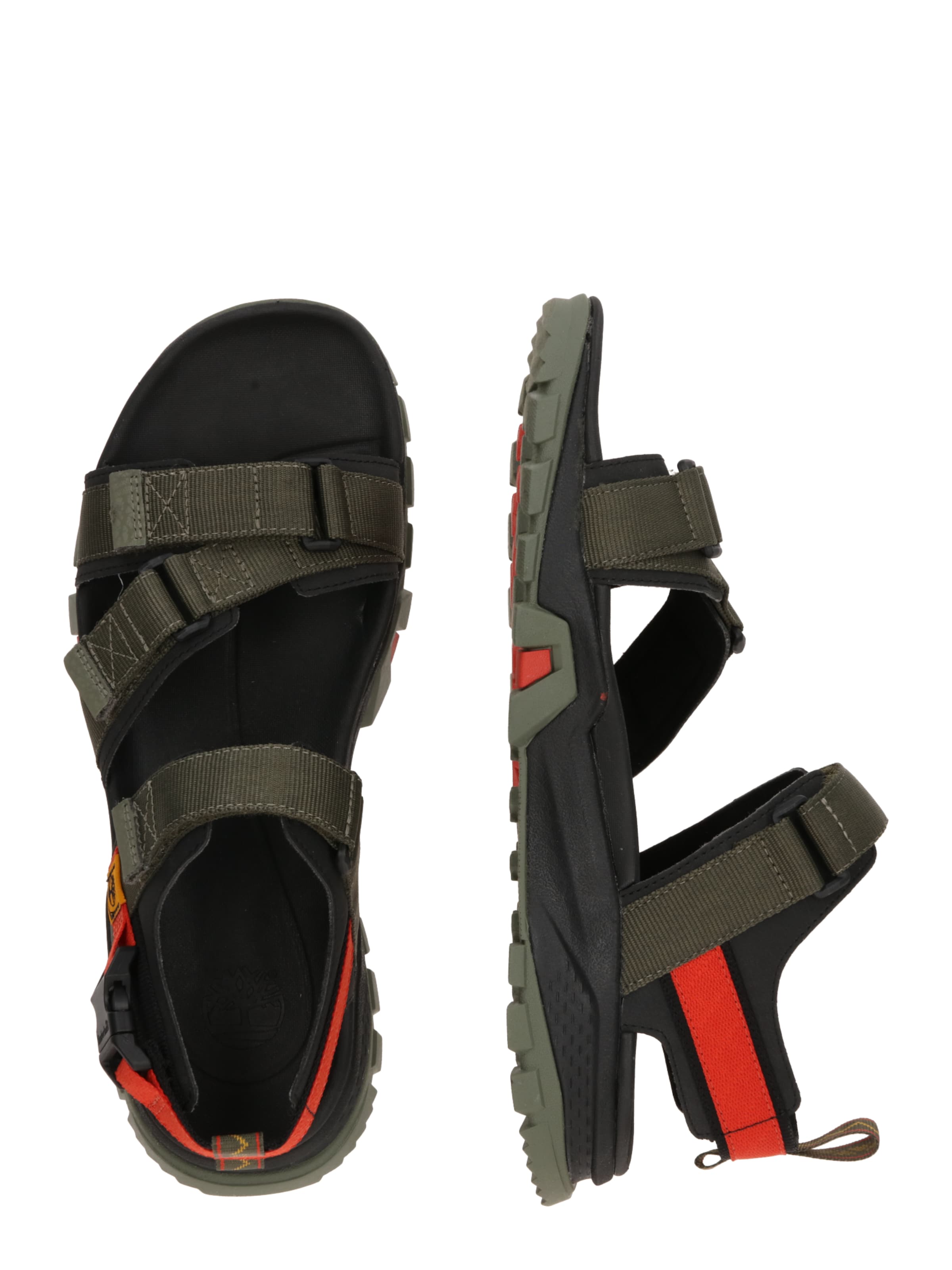 TIMBERLAND Туристически сандали 'Garrison' в зелено