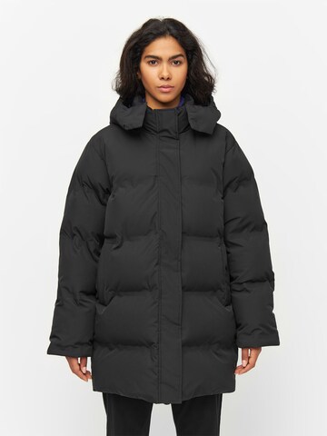 KnowledgeCotton Apparel Winter Jacket 'ALLYSSA' in Black: front