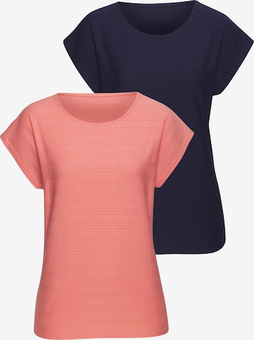 T-shirt VIVANCE en bleu : devant