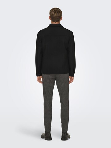 Only & Sons Between-Season Jacket 'CONNOR' in Black