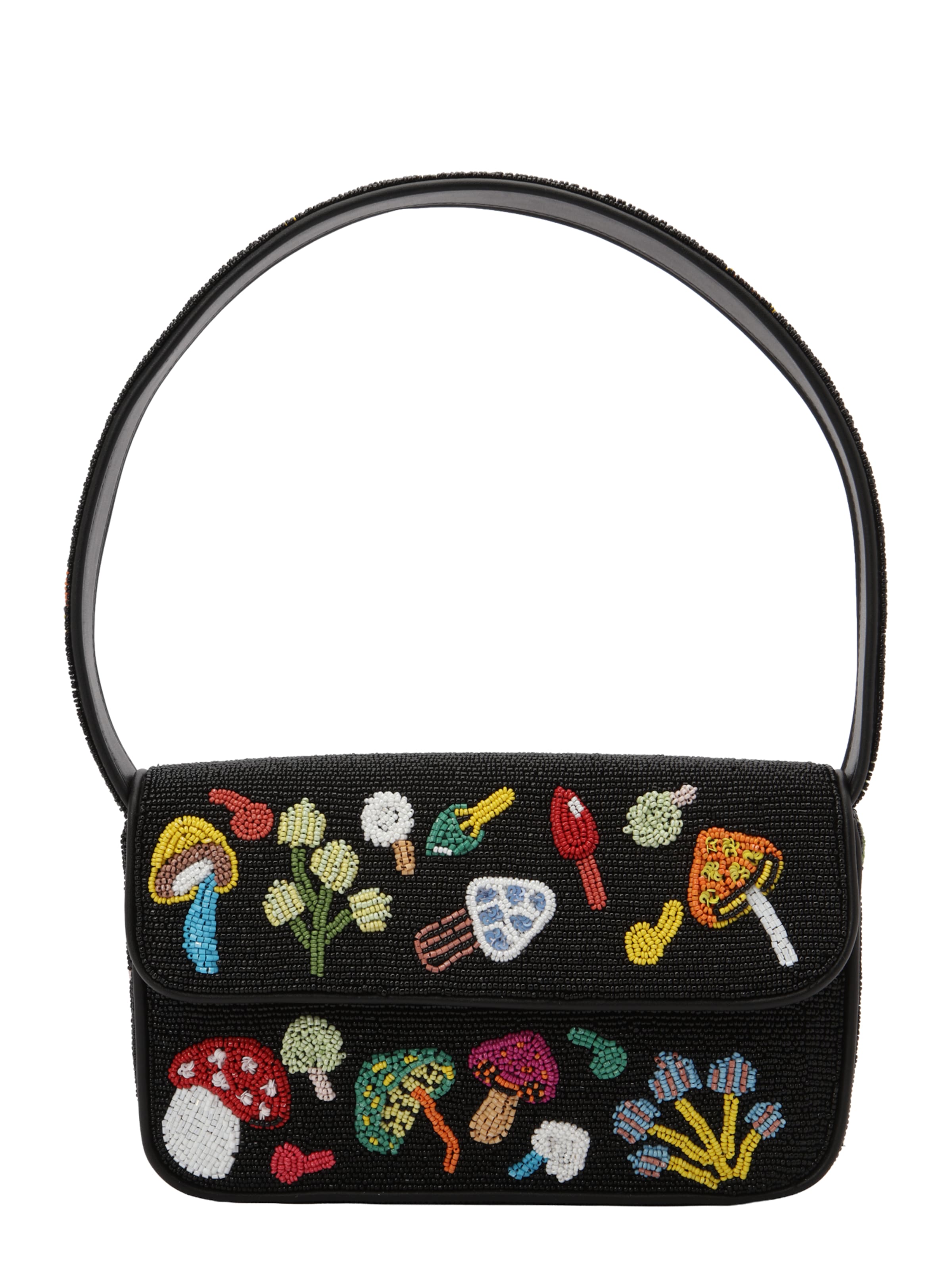 Sac bandoulière 'TOMMY' Staud en noir : devant