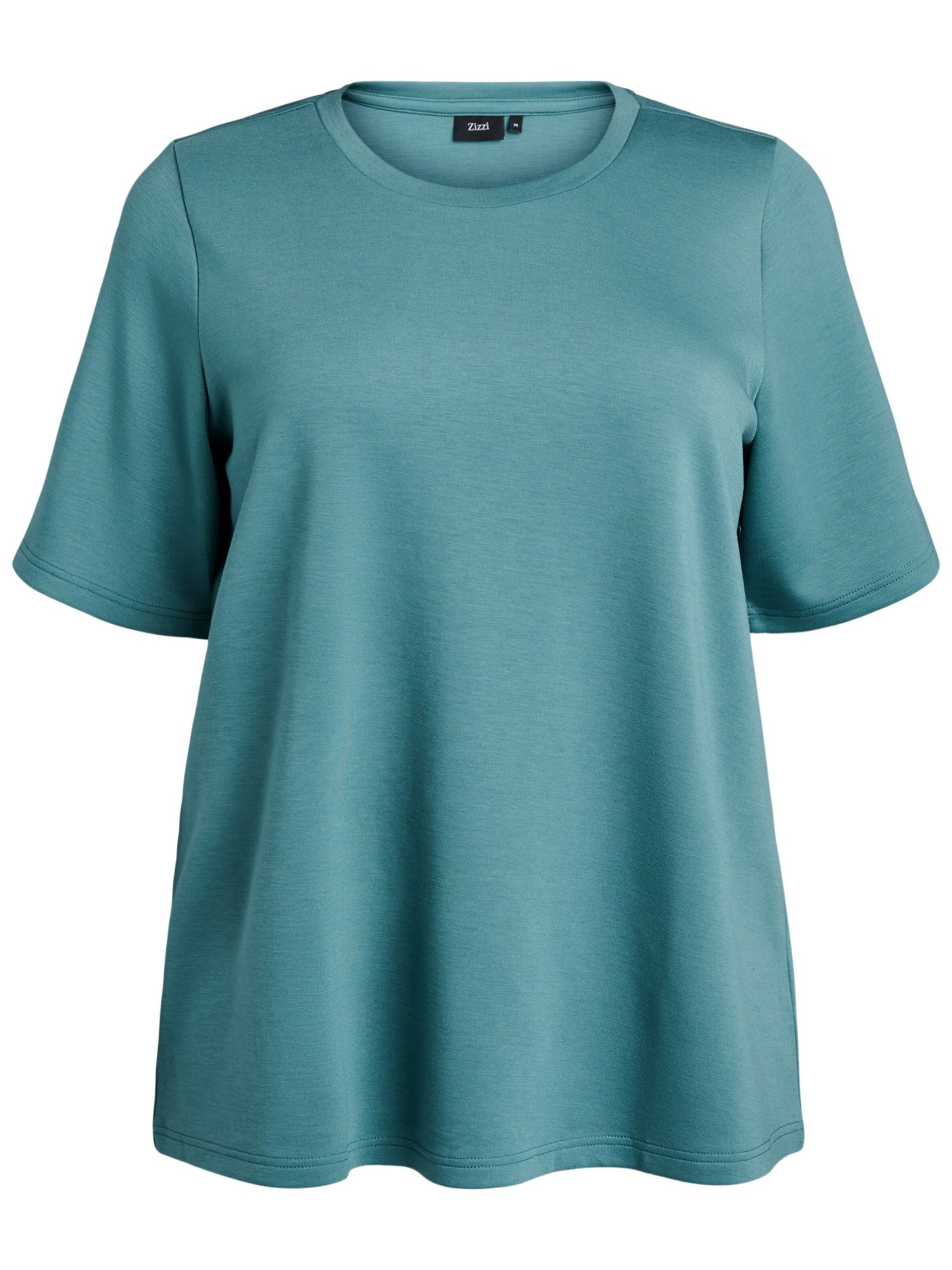Zizzi Majica 'Malisa' | modra barva: sprednja stran