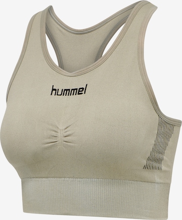 Hummel Спортен сутиен в сиво: отпред