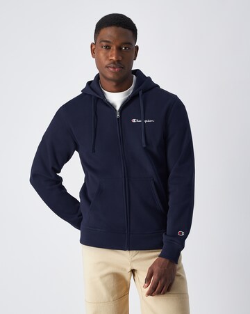 Champion Authentic Athletic Apparel Sweatjacke in Blau: Vorderseite