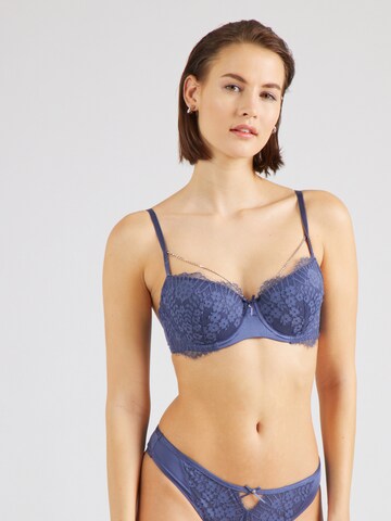Hunkemöller Push-up Σουτιέν σε μπλε: μπροστά